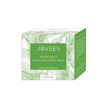 Jovees Herbal Night Cream with Avocado for Younger and Glowing Skin 50 Gm